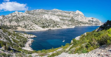 Calanque de Morgiou, en büyük calanques Marsilya ve Cassis, Fransa arasında yer alan birini