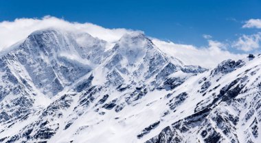 Kabardey-çatışmalar işgalciler, Rusya'nın Kafkasya dağlarının panoramik görünüm
