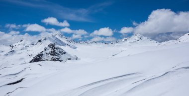 Kabardey-çatışmalar işgalciler, Rusya'nın Kafkasya dağlarının panoramik görünüm