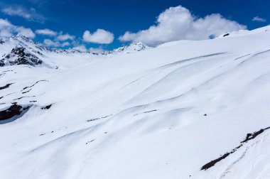 Kabardey-çatışmalar işgalciler, Rusya'nın Kafkasya dağlarının panoramik görünüm