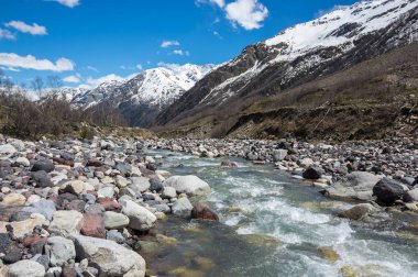 Kabardey-çatışmalar işgalciler, Rusya'nın Kafkasya dağlarının panoramik görünüm