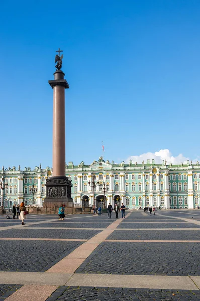 Palazzo Inverno San Pietroburgo Russia Era Residenza Ufficiale Dei Monarchi — Foto Stock