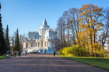 Kızak-slayt Pavilion, San, Saint-Petersburg, Rusya Federasyonu 18. yüzyıldan kalma 