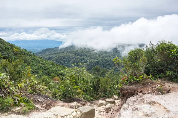 Pendiente Del Monte Sibayak Isla Sumatra Indonesia — Foto de Stock