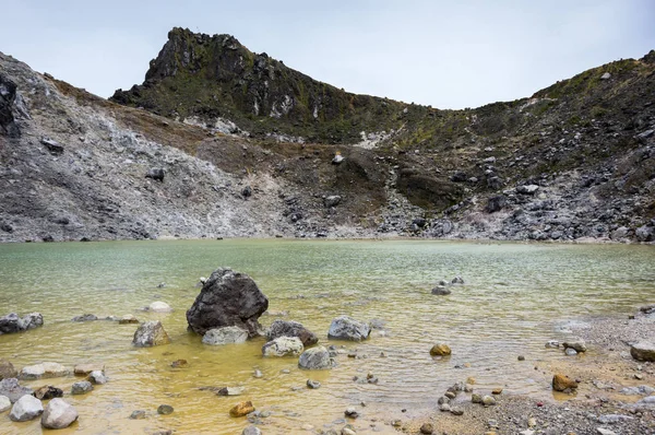 Crater Volcano Sibayak Island Sumatra Indonesia — Stock Photo, Image