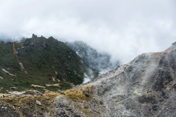 Helling Van Mount Sibayak Het Eiland Sumatra Indonesië — Stockfoto