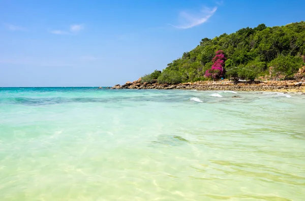 Die Küste Der Lan Insel Golf Von Thailand Der Nähe — Stockfoto