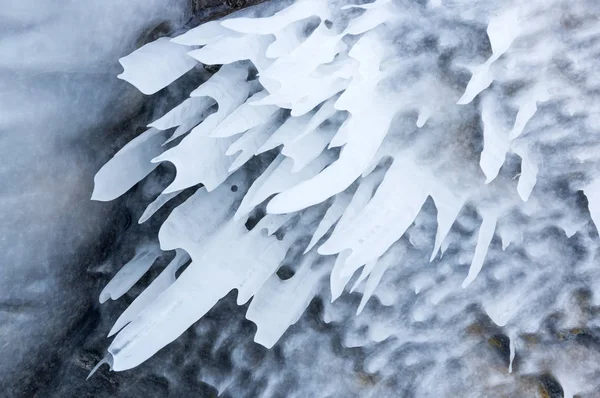 Ledové Jezero Bajkal Největší Nejhlubší Sladkovodní Jezero Podle Objemu Světě — Stock fotografie