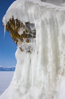 Deniz Baykal, yanında Güney Sibirya, Rusya'da bulunan güç dünyanın en derin ve en büyük tatlı su Gölü buz
