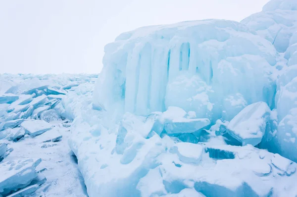 Het Baikalmeer in de winter — Stockfoto