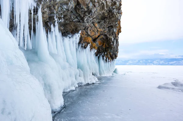 겨울에서 바이칼 시베리아 러시아에 위치한 세계에서 볼륨으로 — 스톡 사진