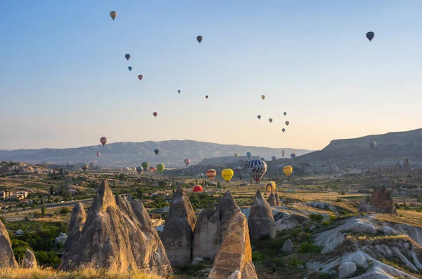 Goreme Turquía Junio 2015 Gran Atracción Turística Capadocia Vuelo Globo — Foto de Stock