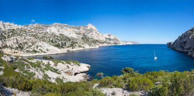 Calanque de Morgiou, en büyük calanques Marsilya ve Cassis, Fransa arasında yer alan birini