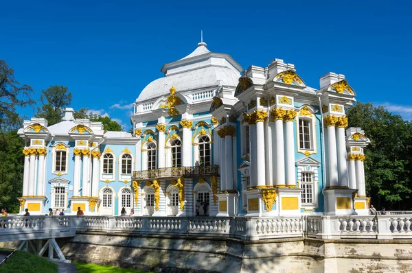 Saint Petersburg Rosja Lipca 2016 Hermitage Pawilon Parku Katarzyny Siele — Zdjęcie stockowe