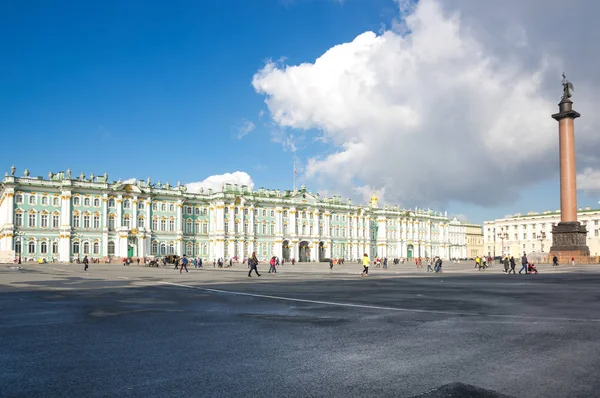 Palácio Inverno São Petersburgo Rússia Foi Residência Oficial Dos Monarcas — Fotografia de Stock