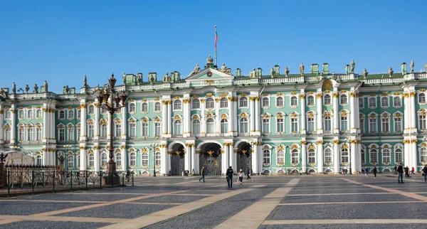 Rusya Nın Saint Petersburg Kentindeki Kış Sarayı Rus Hükümdarlarının Resmi — Stok fotoğraf