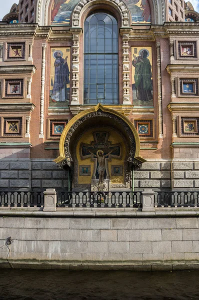 Iglesia Del Salvador Sobre Sangre Derramada San Petersburgo Rusia — Foto de Stock
