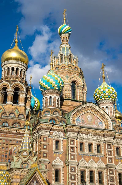 Church Savior Spilled Blood One Main Sights Saint Petersburg Russia — Stock Photo, Image