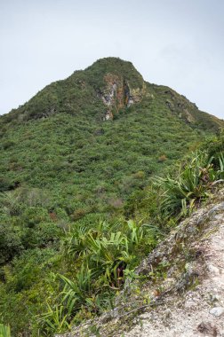Mount Sibayak Adası Sumatra, Endonezya eğimi
