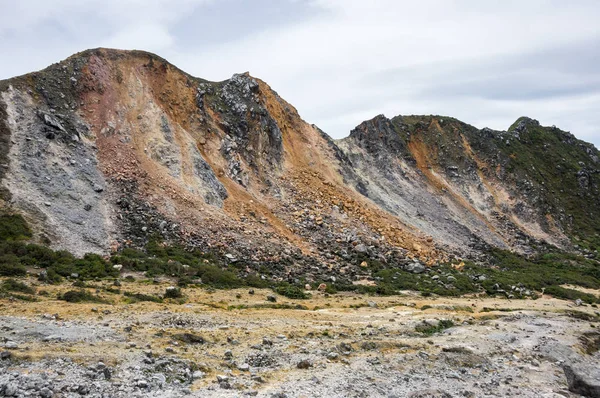 印度尼西亚苏门答腊 Sibayak 火山火山口 — 图库照片