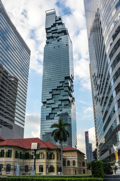 Бангкок Таиланд Января 2017 Года Вид Маханакхон Самое Высокое Здание — стоковое фото