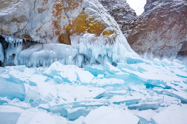 Lago Baikal in inverno — Foto Stock