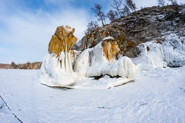 Байкал зимой — стоковое фото