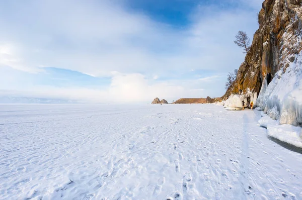 View Lake Baikal Winter Deepest Largest Freshwater Lake Volume World Royalty Free Stock Photos