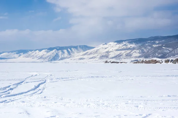 겨울에서 바이칼 시베리아 러시아에 위치한 세계에서 볼륨으로 — 스톡 사진