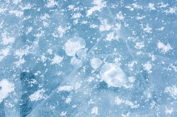 バイカル湖 シベリア ロシア南部に位置する世界では ボリュームでの最も深い 最も大きい淡水湖の氷 — ストック写真