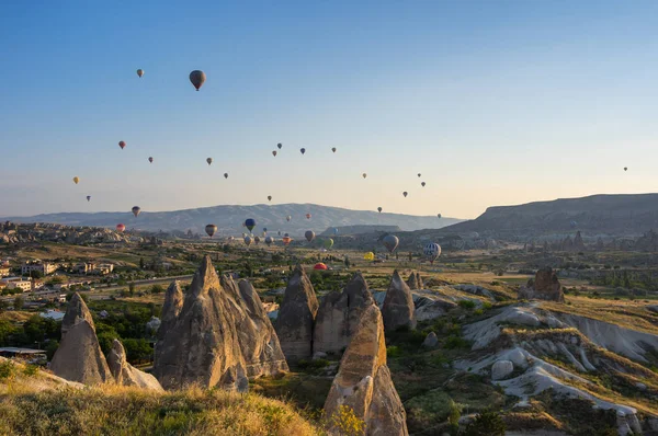 Goreme Turquía Junio 2015 Gran Atracción Turística Capadocia Vuelo Globo — Foto de Stock