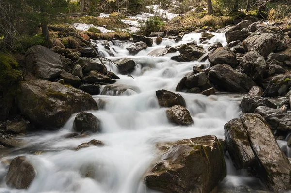 Mountain Brook Alps Highest Most Extensive Mountain Range System Lies — Stock Photo, Image