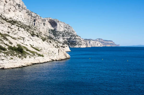 Die Calanque Morgiou Eine Der Größten Calanques Zwischen Marseille Und — Stockfoto