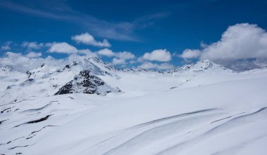 Kabardey-çatışmalar işgalciler, Rusya'nın Kafkasya dağlarının panoramik görünüm