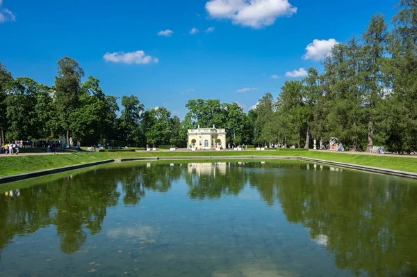 Bathhouse Pavilion Catherine Park Tsarskoe Selo Saint Petersburg Russia — Stock Photo, Image