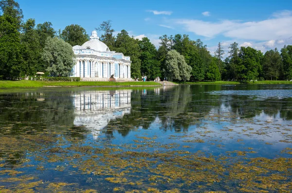 Περίπτερο Grotto Στο Πάρκο Catherine Στο Tsarskoye Selo Κοντά Στην — Φωτογραφία Αρχείου