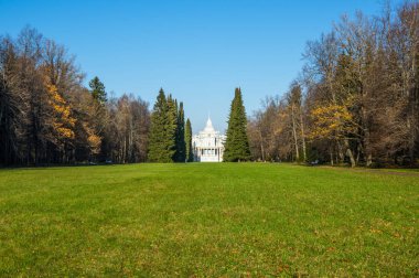 Kızak-slayt Pavilion, San, Saint-Petersburg, Rusya Federasyonu 18. yüzyıldan kalma 