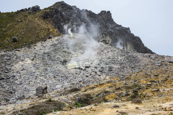 Κλίση Του Mount Sibayak Νησί Σουμάτρα Ινδονησία — Φωτογραφία Αρχείου