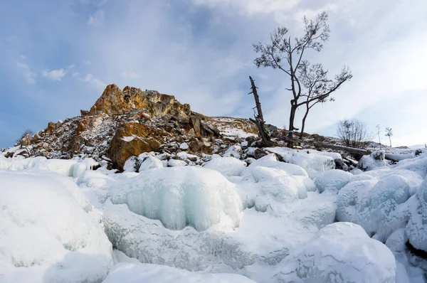 Lago Baikal en invierno —  Fotos de Stock