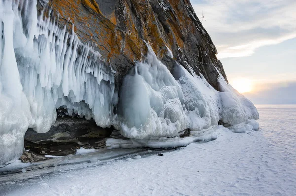 Lago Baikal en invierno — Foto de Stock