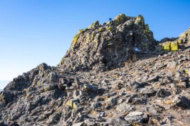 Panoramik Olkhon Adası Baykal Gölü, Sibirya, Rusya Federasyonu