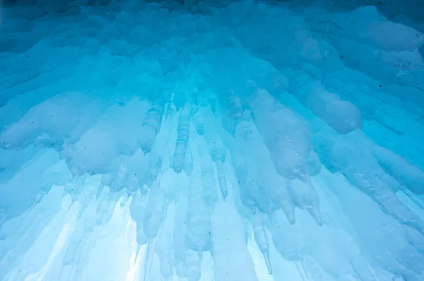 Istappar Bajkalsjön Sibirien Ryssland — Stockfoto