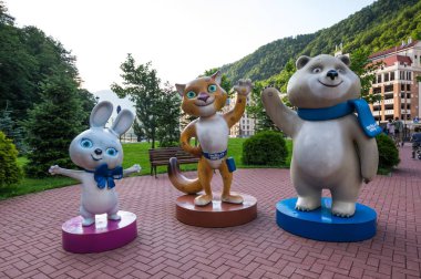 Rosa Khutor dağ Kayak Merkezi Görünümü