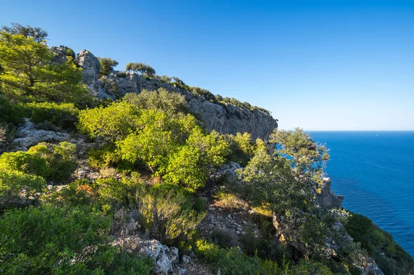 A costa do mar Mediterrâneo — Fotografia de Stock