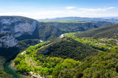 Ardèche Gorges görünümünü