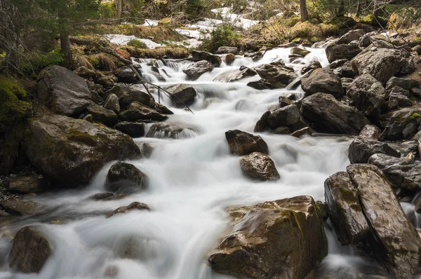 Mountain brook in Alps — Stock Photo, Image