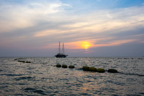 Закат над Сиамским заливом — стоковое фото