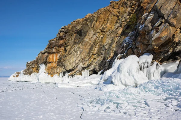 Lago Baikal en invierno — Foto de Stock