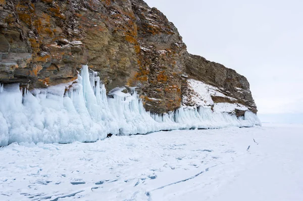 Lago Baikal in inverno — Foto Stock