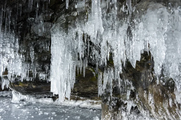 Ice cave on Lake Baikal — Stock Photo, Image